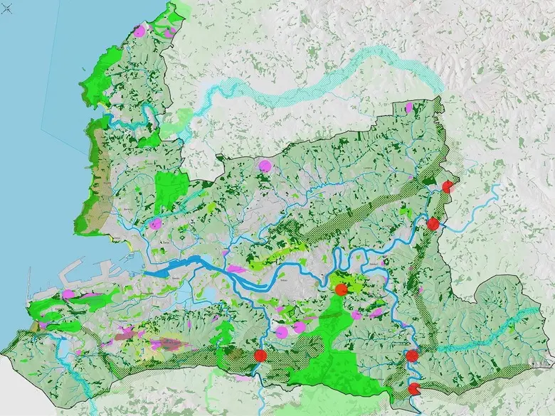 Plano del medio físico e infraestructura verde