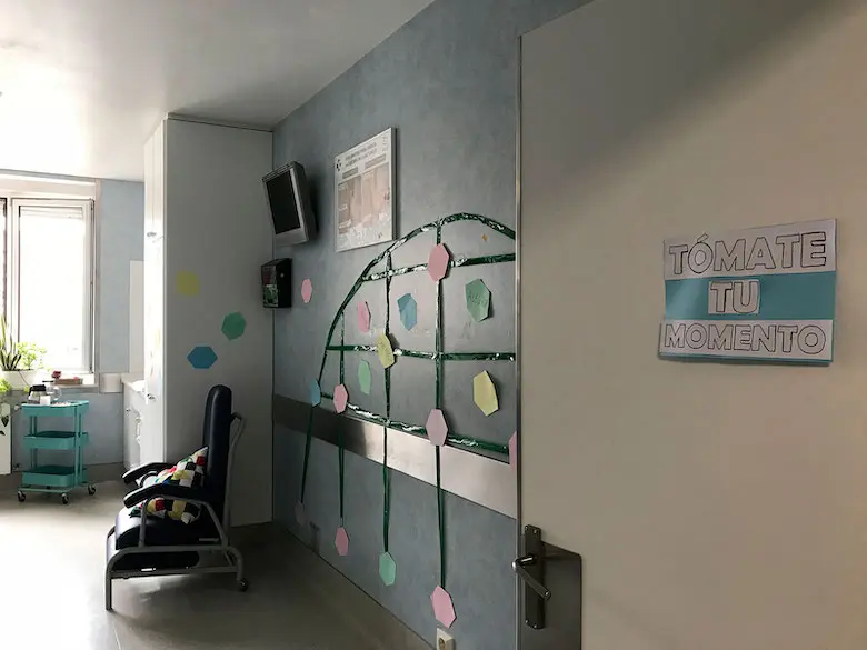 Prototipo del espacio privado para madres y bebes en el Hospital